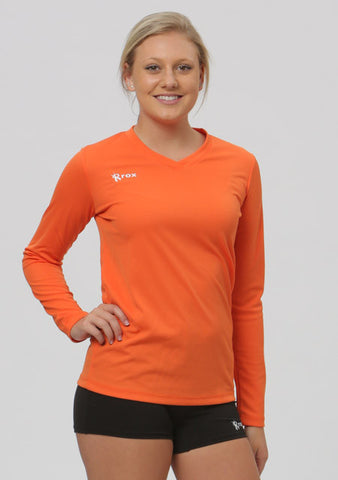 Basic L/S Volleyball Jersey Orange 