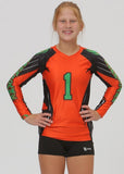 Boom Sublimated Volleyball Jersey Orange