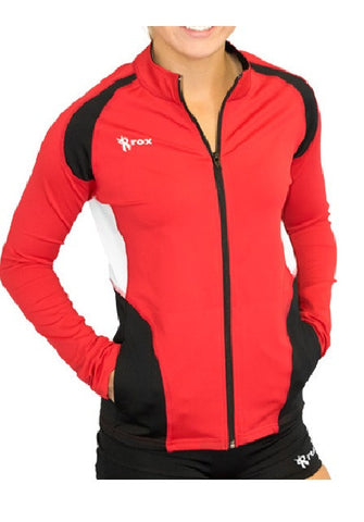 RED/BLACK/WHITE "PUSH 1" VOLLEYBALL JACKET