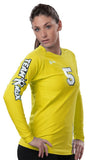Varsity Gold Vision Long Sleeve Solid Jersey