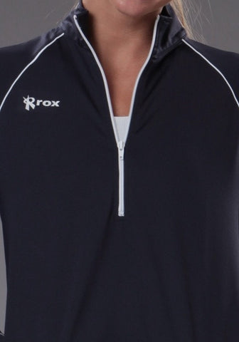 EXTENDED ZIPPER OF COBRA VOLLEYBALL PULLOVER
